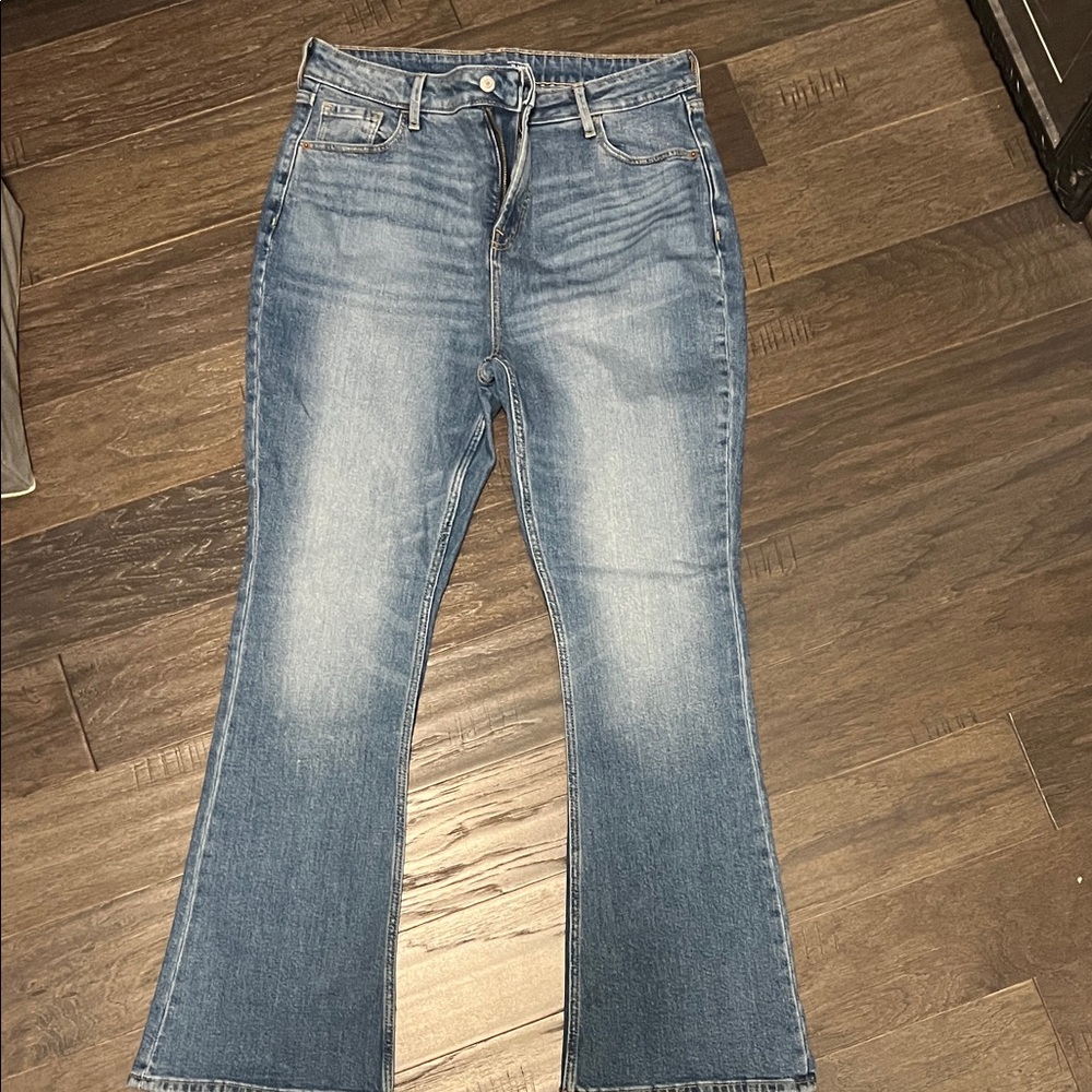 Old Navy Light Blue Flare Jeans